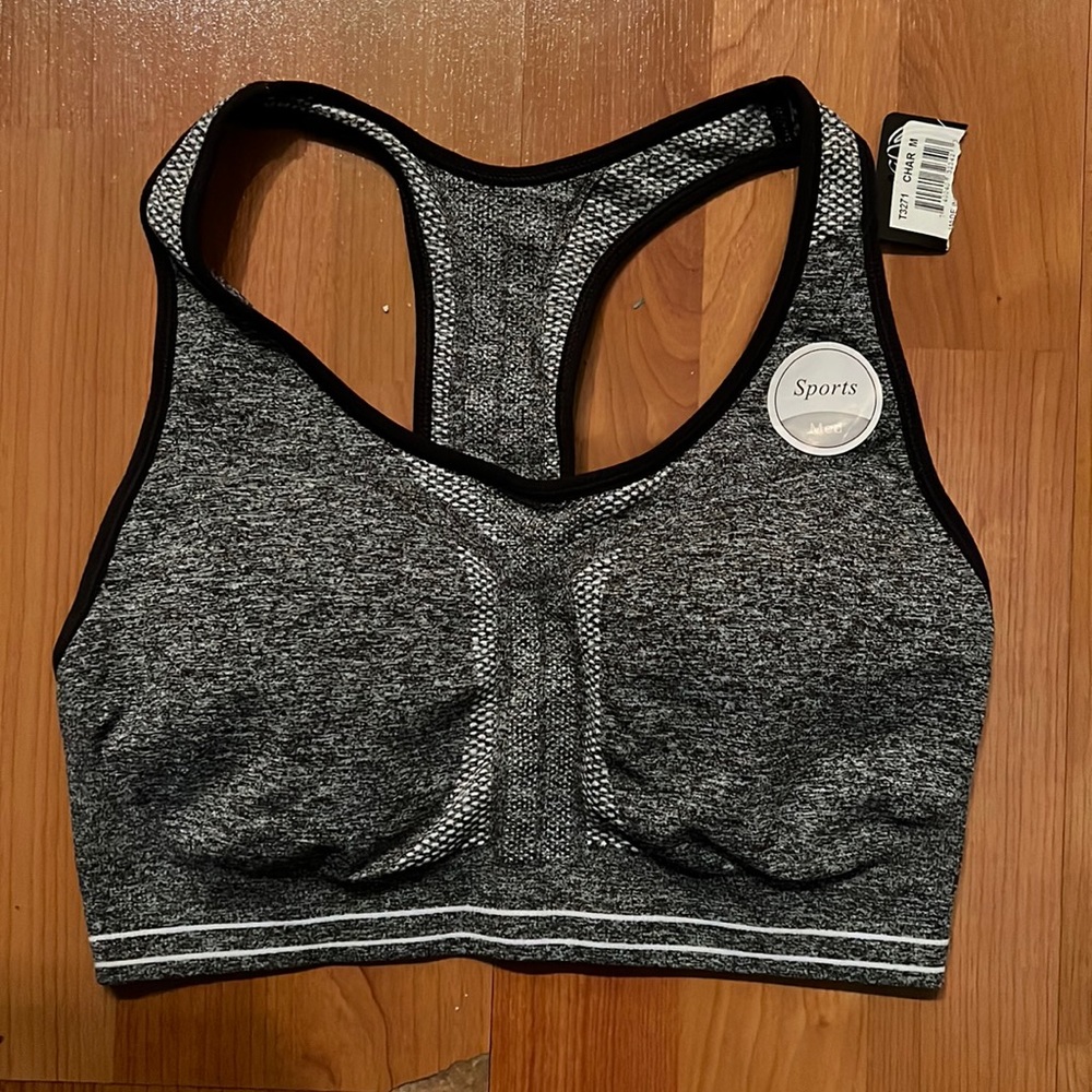 NWT Grey Seamless Lunaire Stretchy Sports Bra